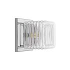 Dainolite BKY-51W-PC-CLR Berkley 1-Lumière 25W Effacer et chrome poli LED Applique Murale