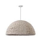 Dainolite BRE-354P-VW Breanne 1-lumière 240W Blanc vintage LED Suspendu