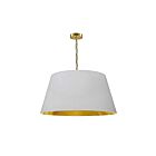 Suspendu à chaîne Dainolite BRY-L-AGB-692 Brynn 1-Lumière 100W Laiton vieilli