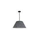 Suspendu LED de taille moyenne Brynn Dainolite Brynn BRY-M-BK-500 1-lumière 100W gris