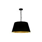 Suspendu à chaîne Dainolite BRY-M-BK-698 Brynn 1-Lumière 100W Noir