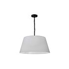 Suspendu à chaîne Dainolite BRY-M-BK-790 Brynn 1-Lumière Noir