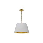 Suspendu à chaîne Dainolite BRY-S-AGB-692 Brynn 1-Lumière 100W Laiton vieilli