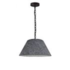 Petit suspendu LED Brynn Dainolite Brynn BRY-S-BK-500 1-lumière 100W gris