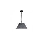 Petit suspendu LED Brynn Dainolite Brynn BRY-S-BK-500 1-lumière 100W gris