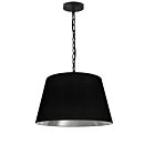 Suspendu à chaîne Dainolite BRY-S-BK-697 Brynn 1-Lumière 100W Noir