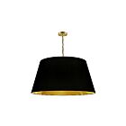 Suspendu à chaîne Dainolite BRY-XL-AGB-698 Brynn 1-Lumière 100W Laiton vieilli