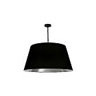 Suspendu à chaîne Dainolite BRY-XL-BK-697 Brynn 1-Lumière 100W Noir