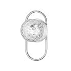 Dainolite BUR-121W-PC-CLR Burlat 1-Lumière 25W Blanc et chrome poli LED Applique Murale