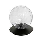Dainolite BUR-131T-MB-CLR Burlat 1-lumière 60W Noir mat LED Lampe de table