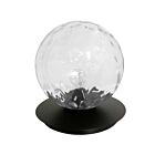 Dainolite BUR-131T-MB-CLR Burlat 1-lumière 60W Noir mat LED Lampe de table