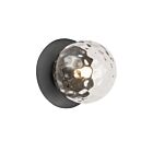 Applique Incandescent Dainolite Burlat BUR-51W-MB-CL 40W 1 lumière transparent