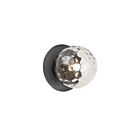Applique Incandescent Dainolite Burlat BUR-51W-MB-CL 40W 1 lumière transparent