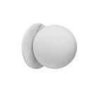 Dainolite BUR-51W-MW-ALB Burlat 1-Lumière 25W Blanc et albâtre LED Applique Murale