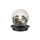Dainolite BUR-61T-MB-CLR Burlat 1-lumière 25W Noir mat LED Lampe de table