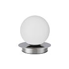 Dainolite BUR-61T-PC-WH Burlat 25W Chrome brillant LED Lampe de table