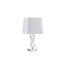 Lampe de table à incandescence Dainolite C97T-PC 1-Lumière 60W Chrome poli