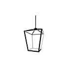 Suspendu à tige Dainolite CAG-2046C-MB Cage 12-Lumières 60W Noir mat