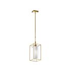 Suspendu Dainolite Cubo CBE-61P-AGB 100W 1 lumière laiton vieilli