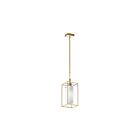 Suspendu Dainolite Cubo CBE-61P-AGB 100W 1 lumière laiton vieilli