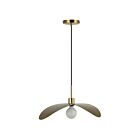 Dainolite CBL-201P-AGB Christobel 1-lumière 60W Laiton vieilli LED Suspendu