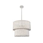 Dainolite CDL-204C-MW-WH Cleta 6-lumières 360W Blanc LED Lustre