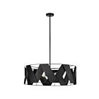 Lustre incandescent à 1 étage Dainolite Cardano CDO1-304C-MB-BK 400W 4 lumières noir