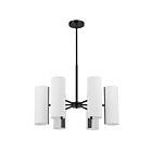 Dainolite CEA-246C-MB Miles 4-lumières 160W Blanc LED Lustre