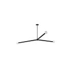 Dainolite CEB-623P-MB Cerberus 3-Lumières 180W Noir mat Suspendu