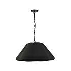 Dainolite CEC-241P-MB Cecilia 1-lumière 60W Noir mat LED Suspendu