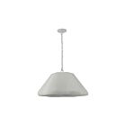 Dainolite CEC-241P-MW Cecilia 1-lumière 60W Blanc mat LED Suspendu