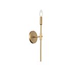 Dainolite CIN-161W-AGB Cinthia 60W 1-Lumière Laiton vieilli Applique murale