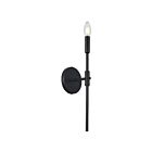 Dainolite CIN-161W-MB Cinthia 60W 1-Lumière Noir mat Applique murale