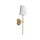 Dainolite CIN-211W-AGB-790 Cinthia 60W 1-Lumière Laiton vieilli Applique murale