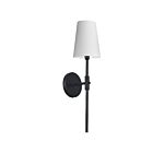 Dainolite CIN-211W-MB-790 Cinthia 60W 1-Lumière Noir mat Applique murale
