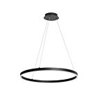 Dainolite CIR-2434C-5CCT-MB Circulo 1-lumière 34W Noir mat LED Suspendu