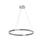 Dainolite CIR-2434C-5CCT-SV Circulo 1-lumière 34W Argent LED Suspendu