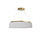 Lustre LED Dainolite CIR-2634C-AGB-790 Circulo Blanc 34W