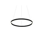 Lustre à 1 étage LED Dainolite Circulo CIR-3263C-MB 63W 1 lumière noir mat