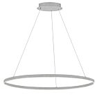 Lustre à 1 étage LED Dainolite Circulo CIR-3263C-SV 63W 1 lumière argent