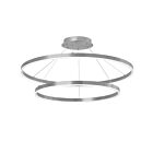 Dainolite CIR-3397C-5CCT-SV Circulo 1-lumière 97W Argent LED Lustre