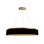 Lustre LED Dainolite CIR-3463C-AGB-698 Circulo Noir 34W