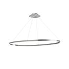 Lustre LED Dainolite CIR-4463C-SV Circulo argent 63W