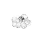 Dainolite CLZ-143FH-PC Charlize 3-Lumières 120W Chromé poli LED Plafonnier encastré