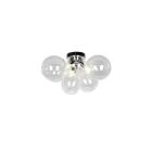 Plafonnier encastré halogène Dainolite CMT-143FH-CLR-PC Comet 3-Lumières 120W Chrome poli