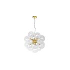 Suspendu halogène Dainolite Comet CMT-206P-CLR-AGB 240W 6 lumières transparent