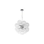 Suspend à cordon Dainolite CMT-206P-CLR-PC Comet 6-Lumières 240W Chrome poli