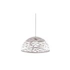 Suspendu cordon DEL Dainolite COR-161P-WH séries Coral 1-lumière Blanc mat 100w