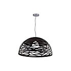 Suspendu cordon DEL Dainolite COR-201P-BK séries Coral 1-lumière Noir mat 150w