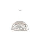 Suspendu cordon DEL Dainolite COR-201P-WH séries Coral 1-lumière Blanc mat 150w